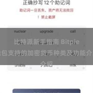 比特派新手指南 Bitpie钱包支持的加密货币种类及功能介绍