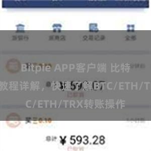 Bitpie APP客户端 比特派钱包转账教程详解，快速了解BTC/ETH/TRX转账操作