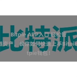 Bitpie APP入口 轻松管理多链资产，教你如何快速上手Bitpie钱包！