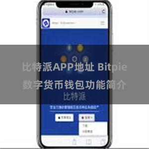 比特派APP地址 Bitpie数字货币钱包功能简介